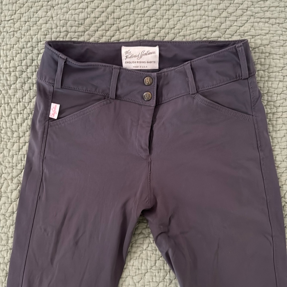 Battleship Gray Tailored Sportman Breeches